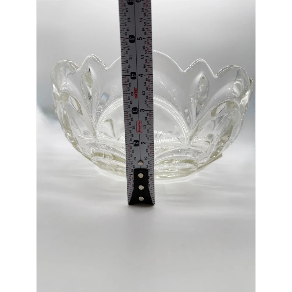 Vintage Bagley & Co. Salisbury Pattern Fruit Bowl Petal Design Centerpiece 9.5in